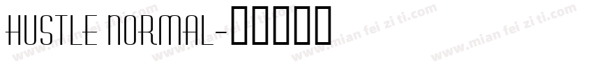 Hustle Normal字体转换